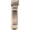 Ekena Millwork Olympic Arts and Crafts Smooth Bracket w/ Offset Brace, Douglas Fir, 5 1/2"W x 24"D x 24"H BKT0604X24X24OLY03SDF - alternate 3